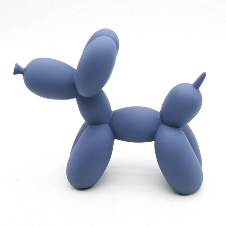 Canovo Ballonhond Figura – Hecho a mano en Poliresina con Acabado Mate en Colores Vivos