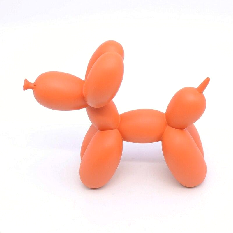Canovo Ballonhond Beeldje – Handgemaakt Polyresin met Matte Afwerking in Levendige Kleuren