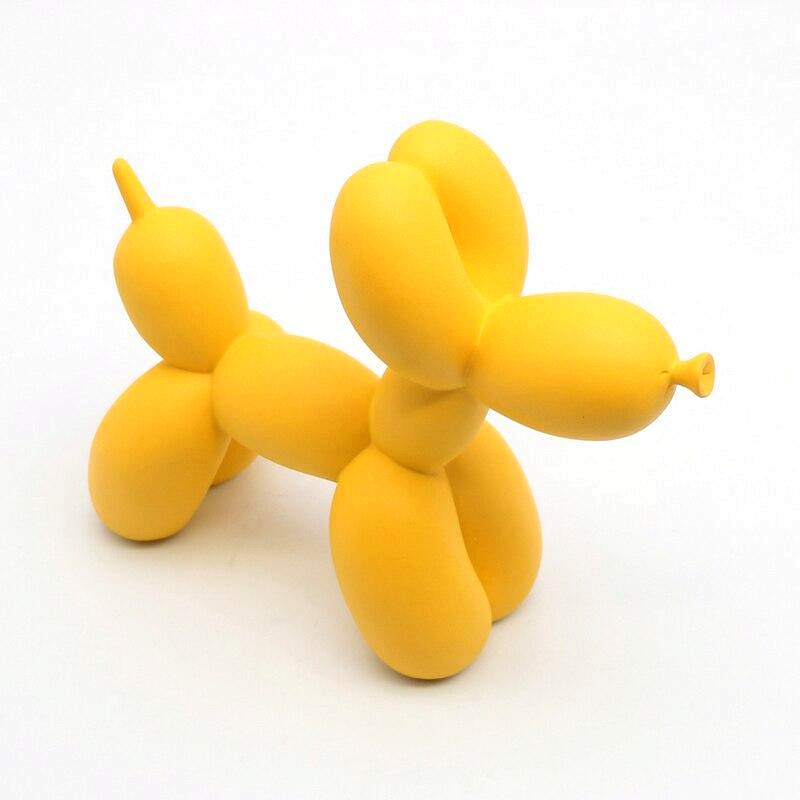 Canovo Ballonhond Figura – Hecho a mano en Poliresina con Acabado Mate en Colores Vivos