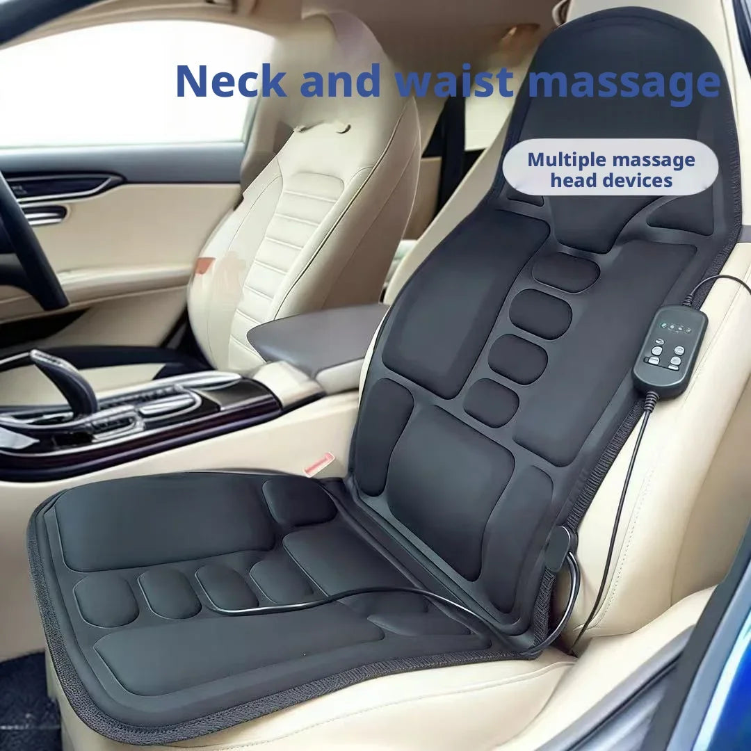 Vibrerend Infrarood Massagekussen voor Nek en Rug met Warmtefunctie, Draagbaar Kussen Massage 1