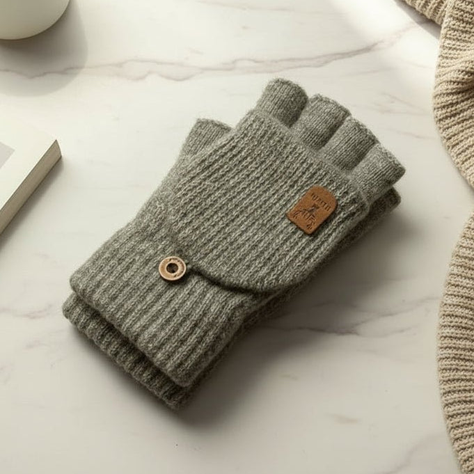 Vingerloze Handschoenen met Touchscreen, Warm en Comfortabel voor Wintergebruik 0