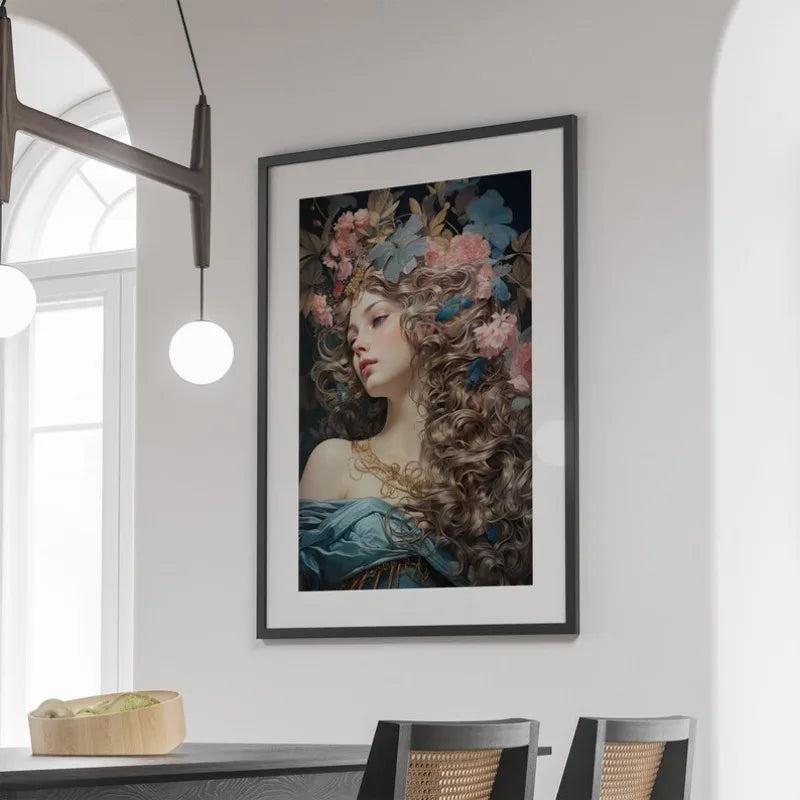 Vintage Canvas Schilderij Griekse Godinnen Aphrodite en Hera voor Woonkamer 2