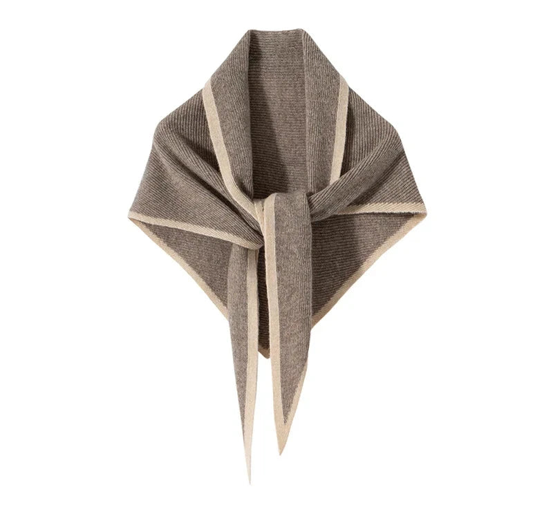 Arvanna Bufanda de punt triangular – Bufanda de dona de punt calent amb disseny elegant i confort suau per a l'hivern