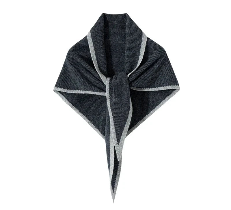 Arvanna Bufanda de punt triangular – Bufanda de dona de punt calent amb disseny elegant i confort suau per a l'hivern