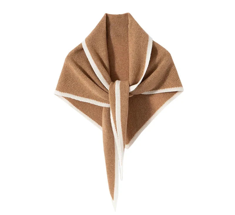 Arvanna Bufanda de punt triangular – Bufanda de dona de punt calent amb disseny elegant i confort suau per a l'hivern