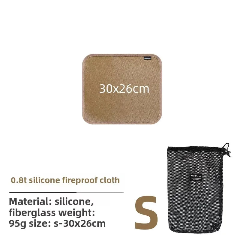 Vuurvaste Isolatiemat voor Buitengebruik - Glasvezel, Hittebestendig tot 800°C, Ideaal voor Barbecue en Picknick 19