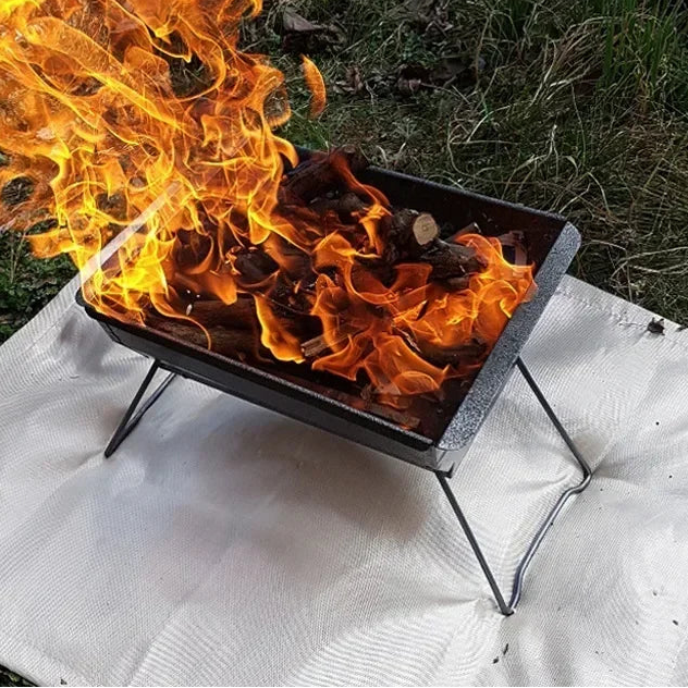 Vuurvaste Isolatiemat Glasvezel – Hittebestendige BBQ Mat tot 800°C voor Barbecue en Outdoor Vestragear