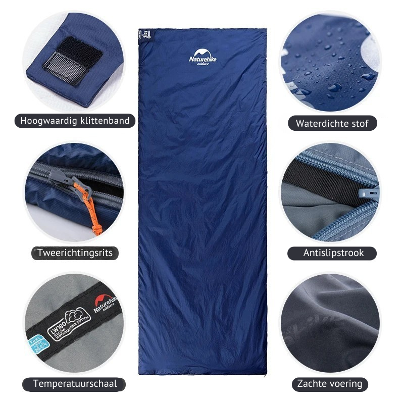 NatureHike Slaapzak – Lichtgewicht 3-Seizoenen Outdoor Slaapzak met Warmte en Compact Formaat