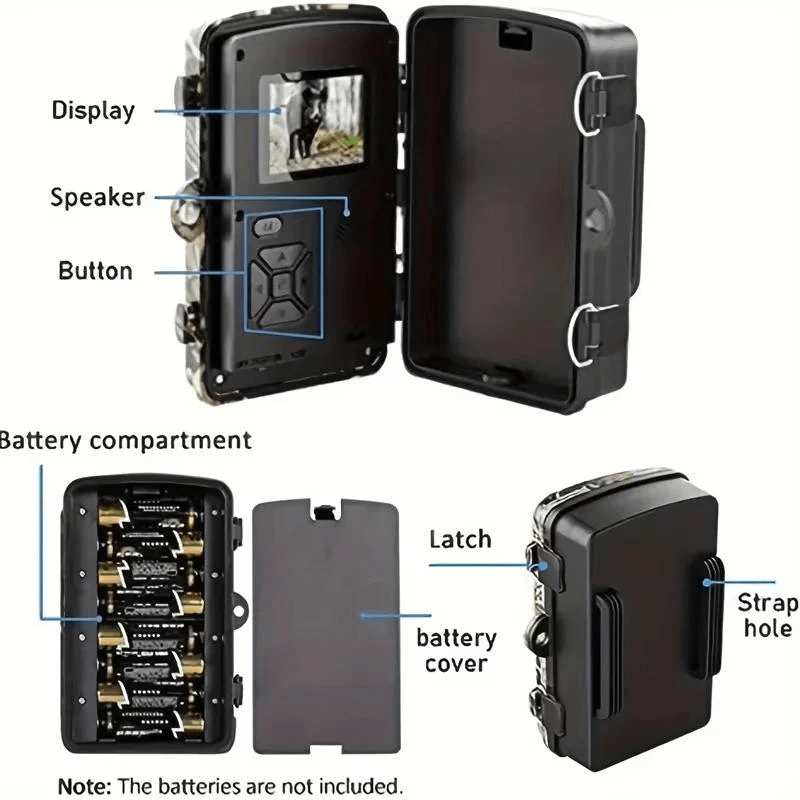 WILDWATCH – Wildcamera met 12 MP nachtzicht en 1080p HD-video 4