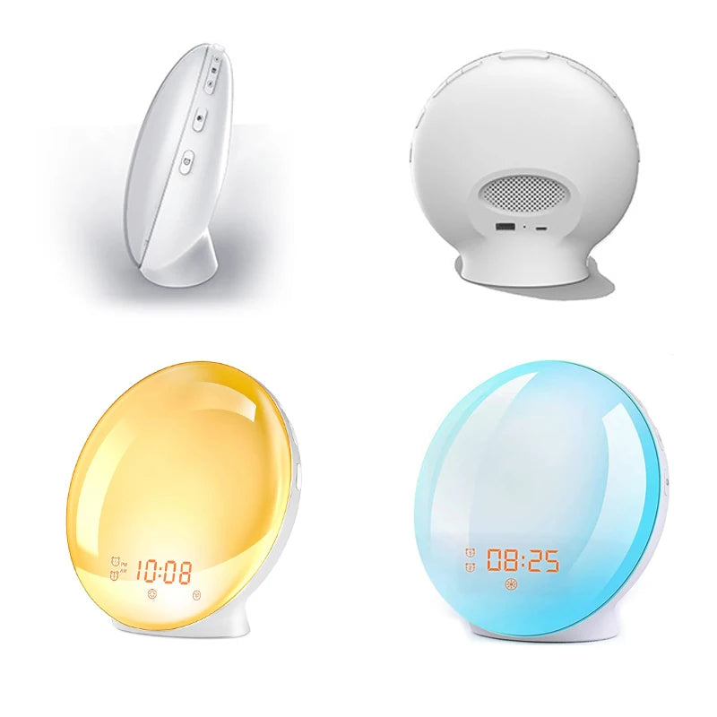 Wake-Up Light Wekker met Zonsopgangsimulatie, Dubbele Alarmen en FM-Radio 7