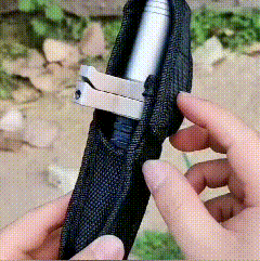 Wandelstok Zelfverdediging Automatisch Uitklapbaar Telescopisch Staal Antislip Grip | Sansoti 7