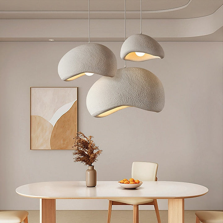 Serinori – Lámpara colgante Wabi Sabi diseño de nubes – Luz japonesa relajante
