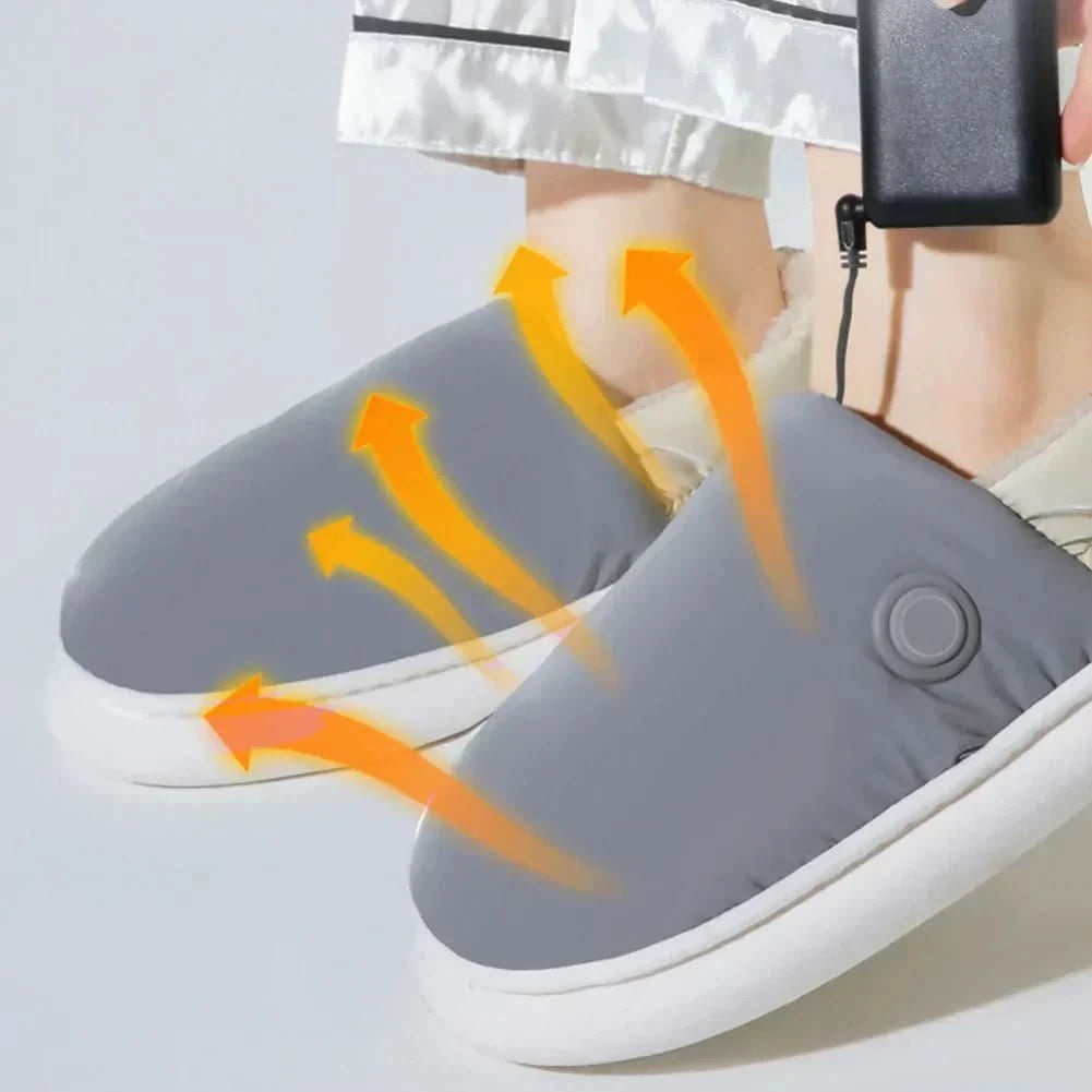 Wärmestep - Elektrisch verwarmde slippers voor behaaglijke warmte en comfort. 3