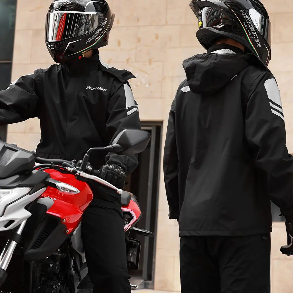 RiderPro Motorregenjas – Waterdichte Unisex Jas met Ergonomisch &amp; Winddicht Ontwerp