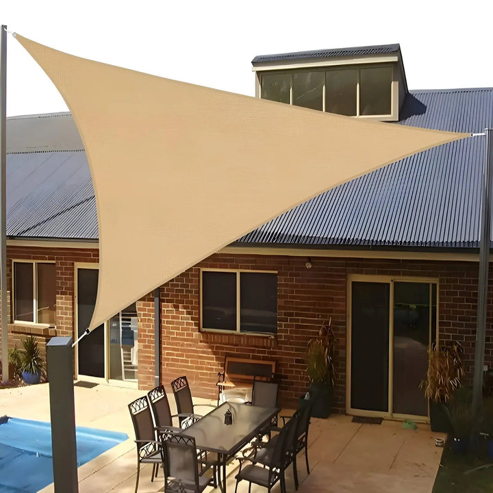 Waterdicht Driehoekig Schaduwdoek – UV Bescherming voor Tuin, Terras &amp; Zwembad 2