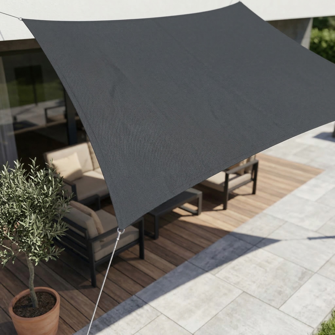 Waterdicht Rechthoekig Schaduwdoek UV-Bescherming Terras Tuin Balkon | Sansoti 0