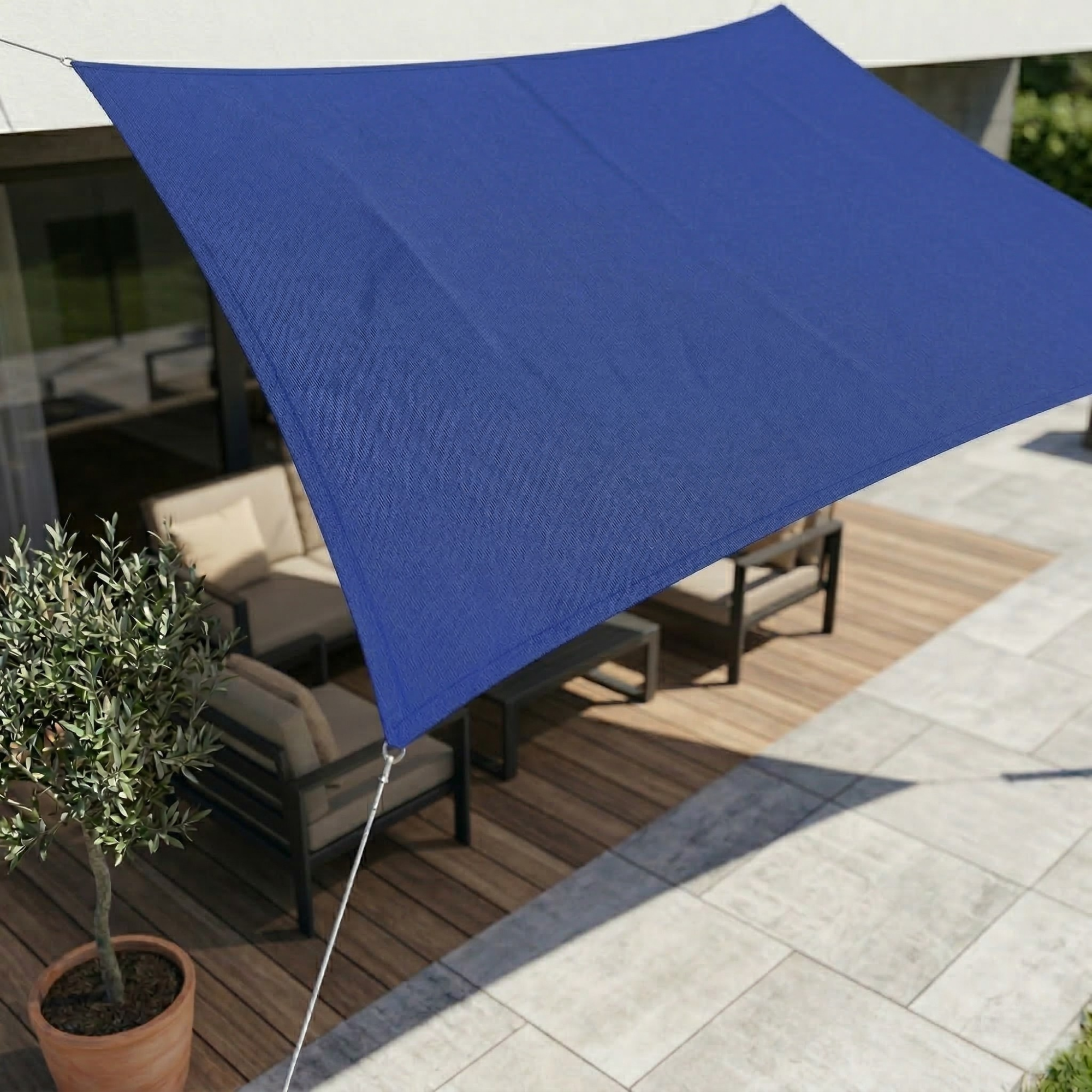 Waterdicht Rechthoekig Schaduwdoek UV-Bescherming Terras Tuin Balkon | Sansoti 15
