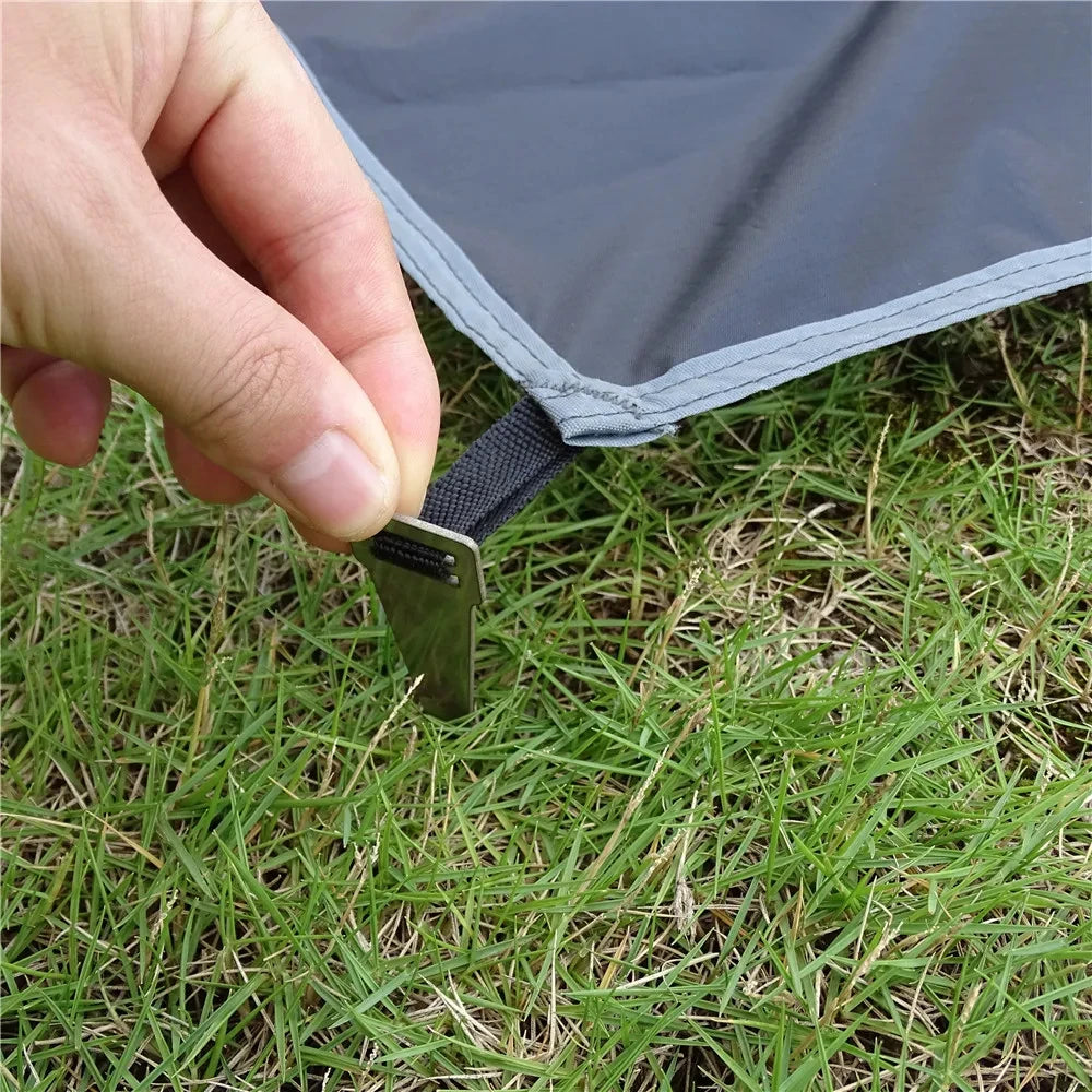 Waterdichte Campingmat Voor Buiten, Ultralicht, Draagbaar, Inclusief Haringen 2