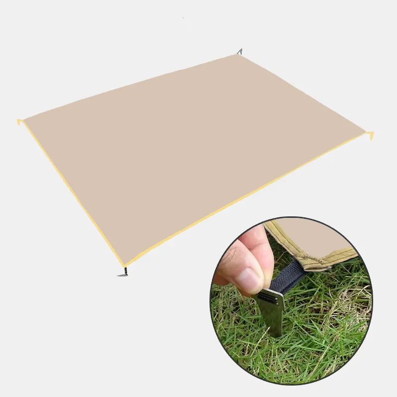 Waterdichte Campingmat Voor Buiten, Ultralicht, Draagbaar, Inclusief Haringen 7