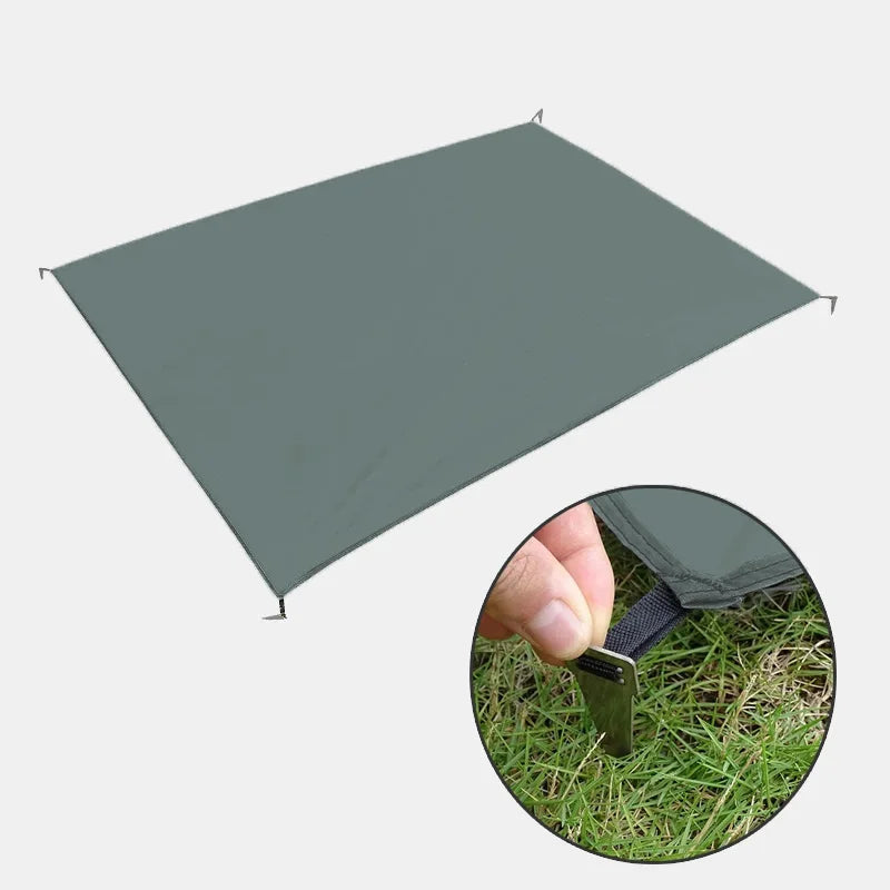 Waterdichte Campingmat Voor Buiten, Ultralicht, Draagbaar, Inclusief Haringen 8