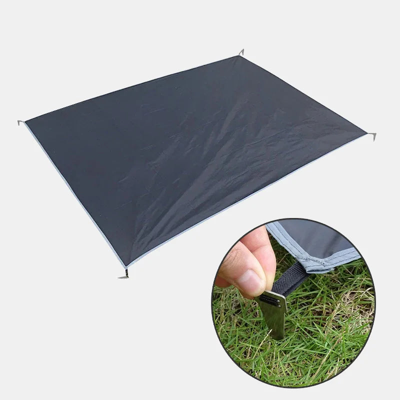 Waterdichte Campingmat Voor Buiten, Ultralicht, Draagbaar, Inclusief Haringen 9