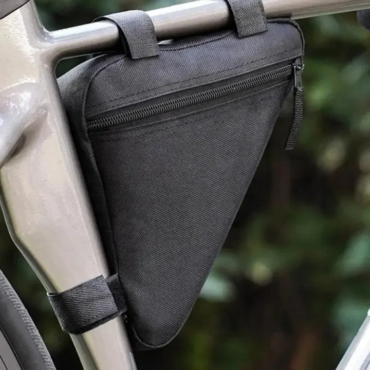 Waterdichte Fietstas voor Frame - Driehoek Fietstas voor Accessoires, Zwart 2