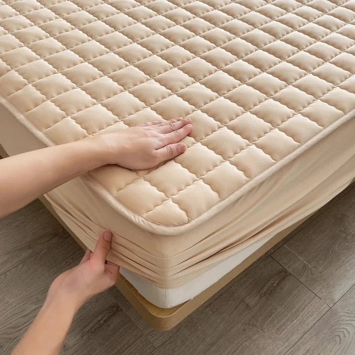 Waterdichte Matrasbeschermer met Elastiek Stretch Hoeslaken 100% Waterproof Matrashoes Bescherming Zweet Vlekken Allergie Comfortabel Ademend Stille Stof Duurzaam Wasbaar Hypoallergeen | Sansoti 3