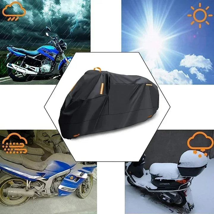 Waterdichte Motorhoes Buiten van Polyester met UV-Bescherming voor Scooters 1