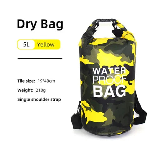 Waterdichte PVC Dry Bag Rugzak 5L-30L voor Outdoor Activiteiten, Verstelbare Schouderriem 16