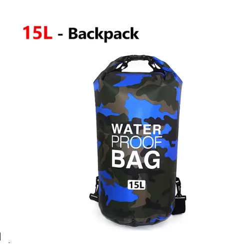 Waterdichte PVC Dry Bag Rugzak 5L-30L voor Outdoor Activiteiten, Verstelbare Schouderriem 17