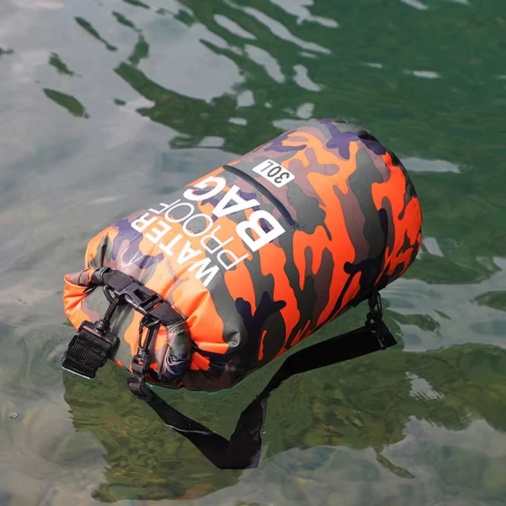 Waterdichte PVC Dry Bag Rugzak 5L-30L voor Outdoor Activiteiten, Verstelbare Schouderriem 2