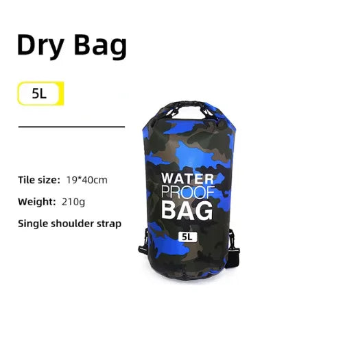 Waterdichte PVC Dry Bag Rugzak 5L-30L voor Outdoor Activiteiten, Verstelbare Schouderriem 23