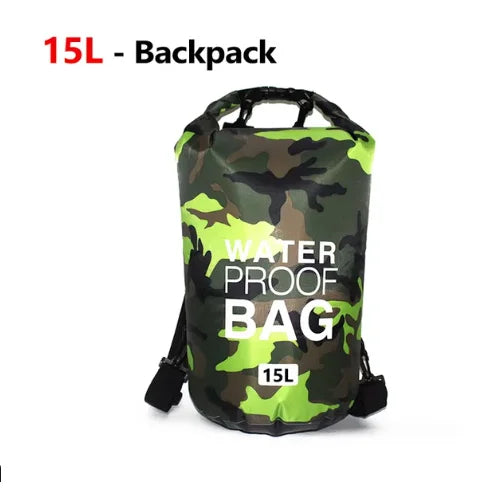 Waterdichte PVC Dry Bag Rugzak 5L-30L voor Outdoor Activiteiten, Verstelbare Schouderriem 9