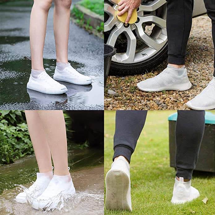Waterdichte Silicone Schoenbeschermers | Rubberen overschoenen met antislip voor regenachtige dage 3