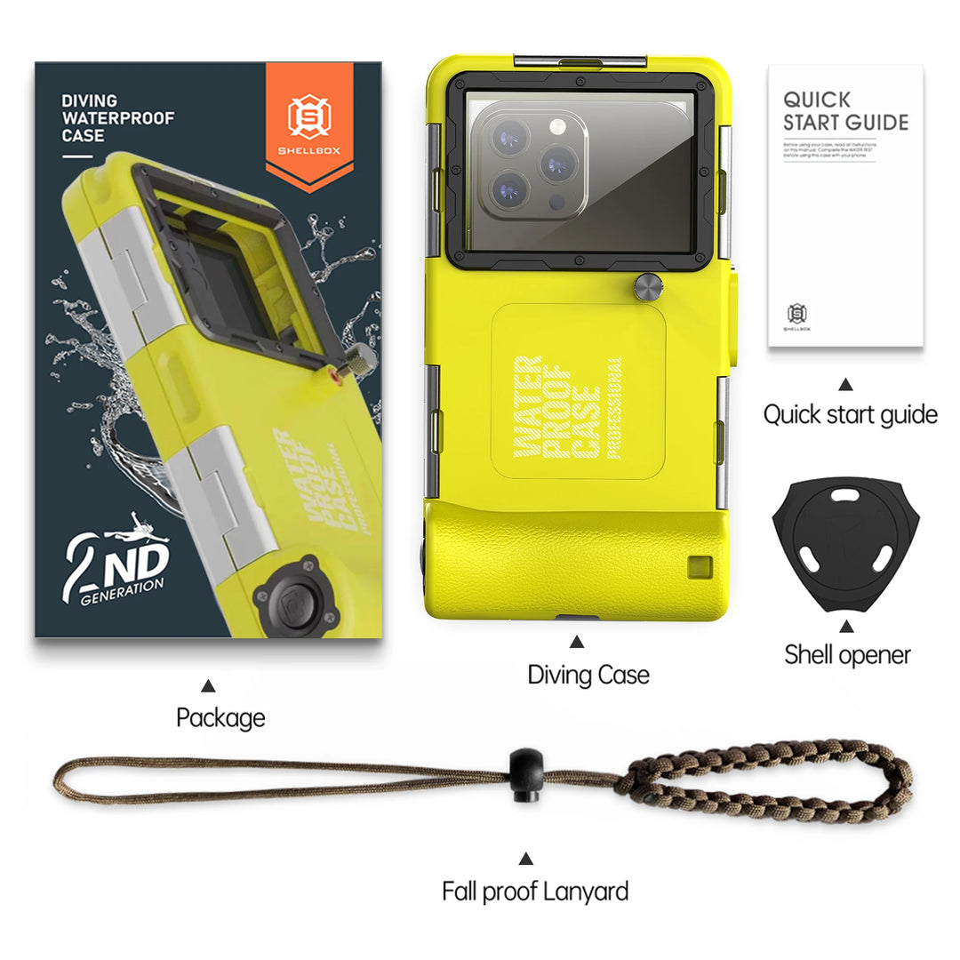 Waterdichte Telefoonhoes voor Smartphones tot 6,9 Inch, IP68, Tot 15m Diepte 10