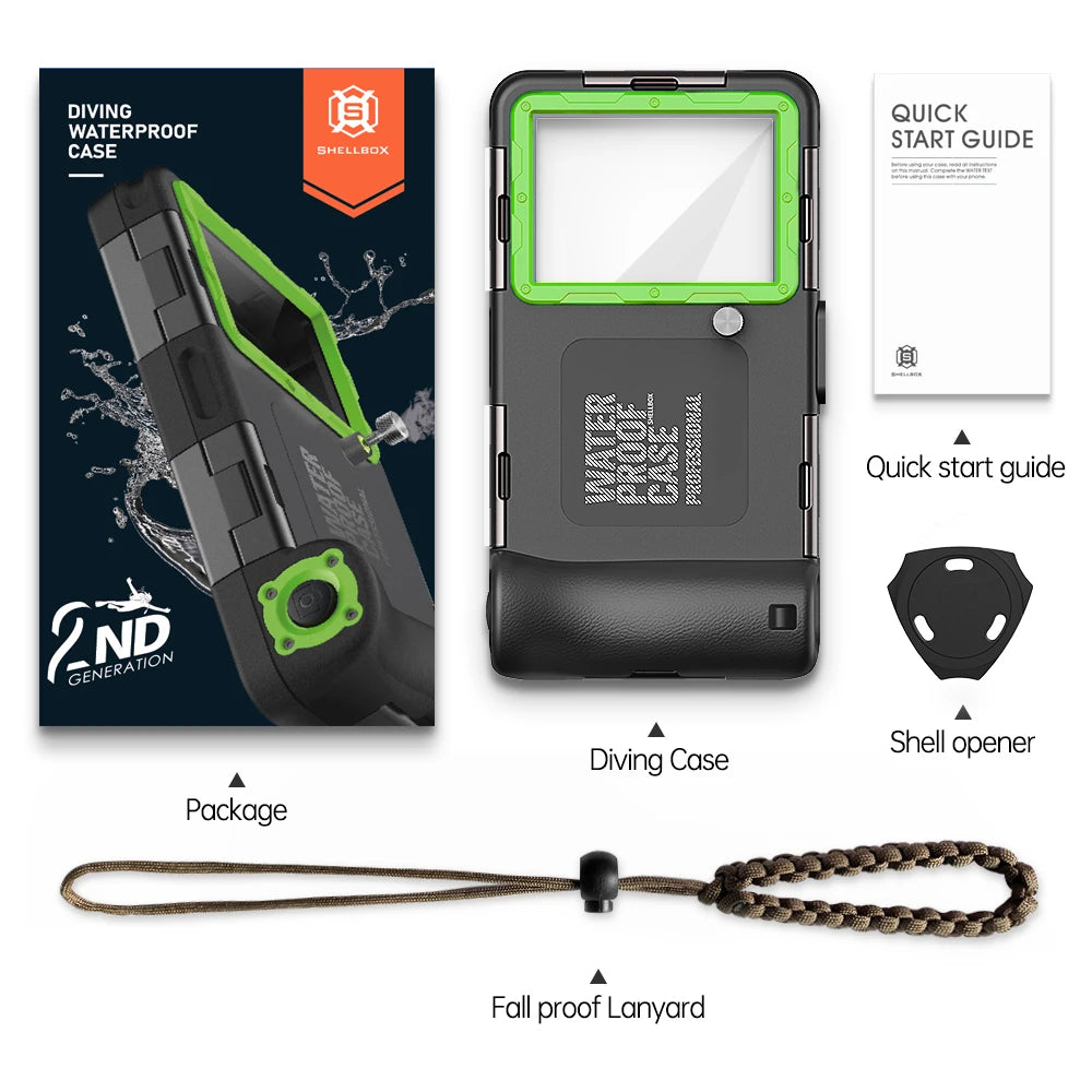 Waterdichte Telefoonhoes voor Smartphones tot 6,9 Inch, IP68, Tot 15m Diepte 11
