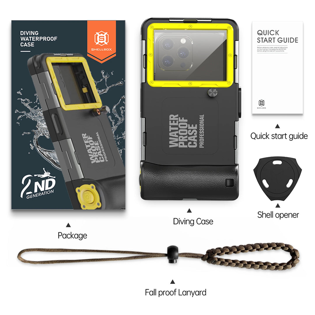 Waterdichte Telefoonhoes voor Smartphones tot 6,9 Inch, IP68, Tot 15m Diepte 12