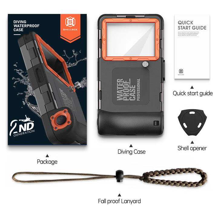 Waterdichte Telefoonhoes voor Smartphones tot 6,9 Inch, IP68, Tot 15m Diepte 6
