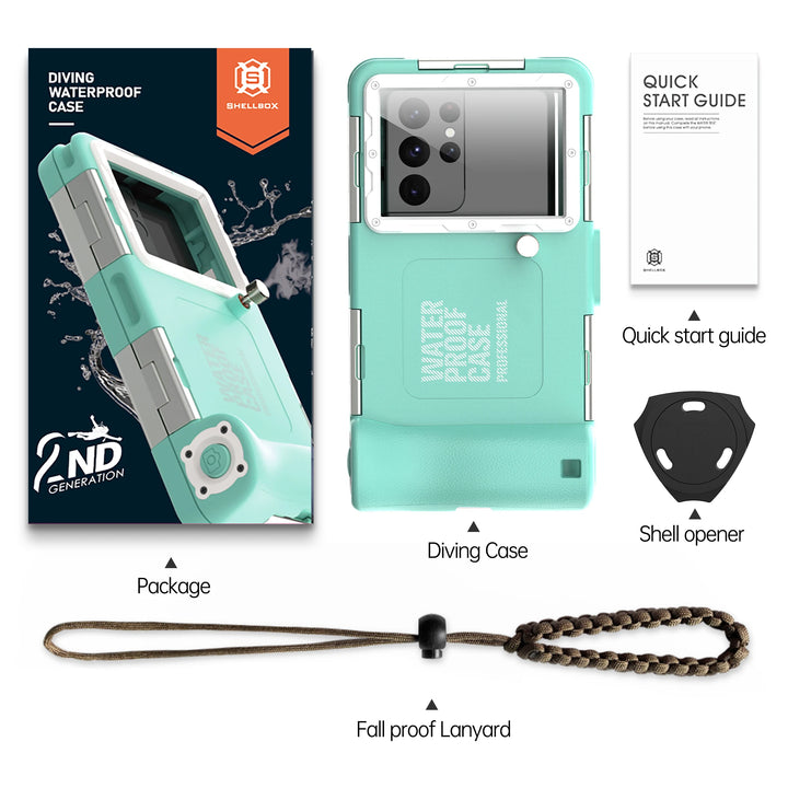 Waterdichte Telefoonhoes voor Smartphones tot 6,9 Inch, IP68, Tot 15m Diepte 7