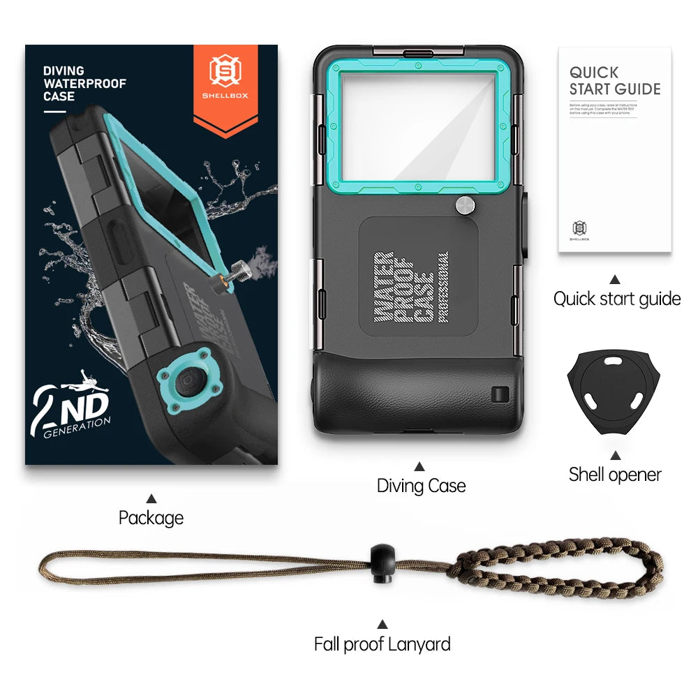 Waterdichte Telefoonhoes voor Smartphones tot 6,9 Inch, IP68, Tot 15m Diepte 8