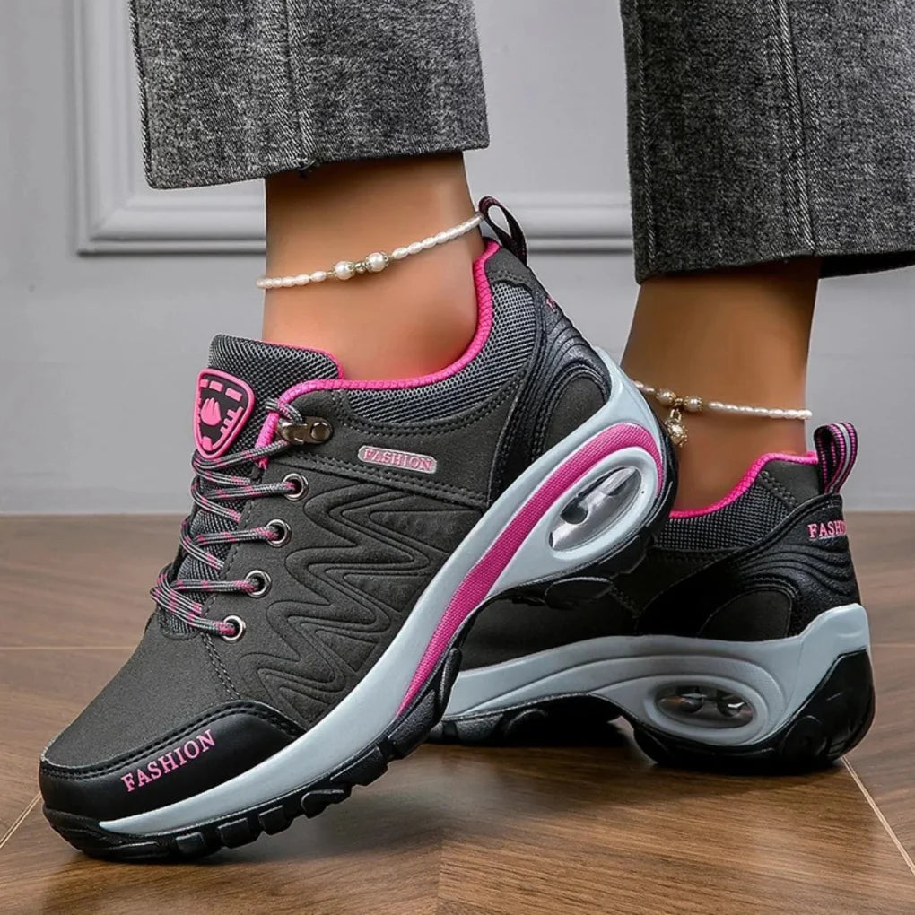 Waterdichte kleurrijke wandelschoenen voor dames 0