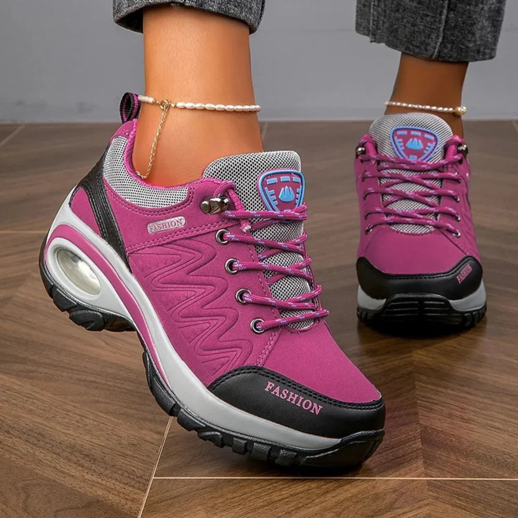 Waterdichte kleurrijke wandelschoenen voor dames 1