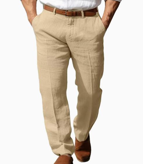 Linnen Broek Heren – Slim Fit, 100% Linnen &amp; Ademend Comfort Vestragear