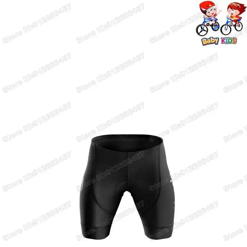Wielerkleding Set voor Kinderen met Korte Mouwen en Broek, Ademend en Stijlvol 13