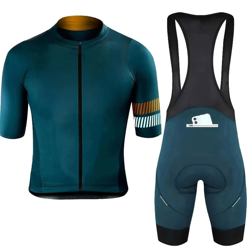 Wielertrui Set Voor Mannen en Vrouwen - Ademend, Anti-UV, Met Rits 11