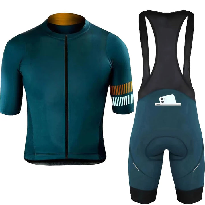 Wielertrui Set Voor Mannen en Vrouwen - Ademend, Anti-UV, Met Rits 11