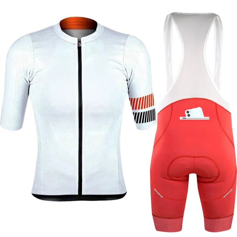 Wielertrui Set Voor Mannen en Vrouwen - Ademend, Anti-UV, Met Rits 9