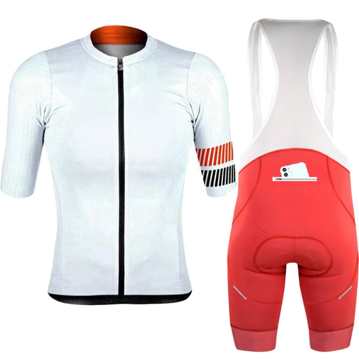 Wielertrui Set Voor Mannen en Vrouwen - Ademend, Anti-UV, Met Rits 9