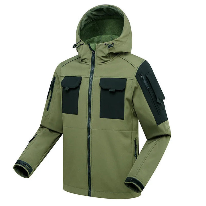 Conjunto de pantalones cargo para hombre StormPeak Outdoor – Impermeable y cortaviento con capucha