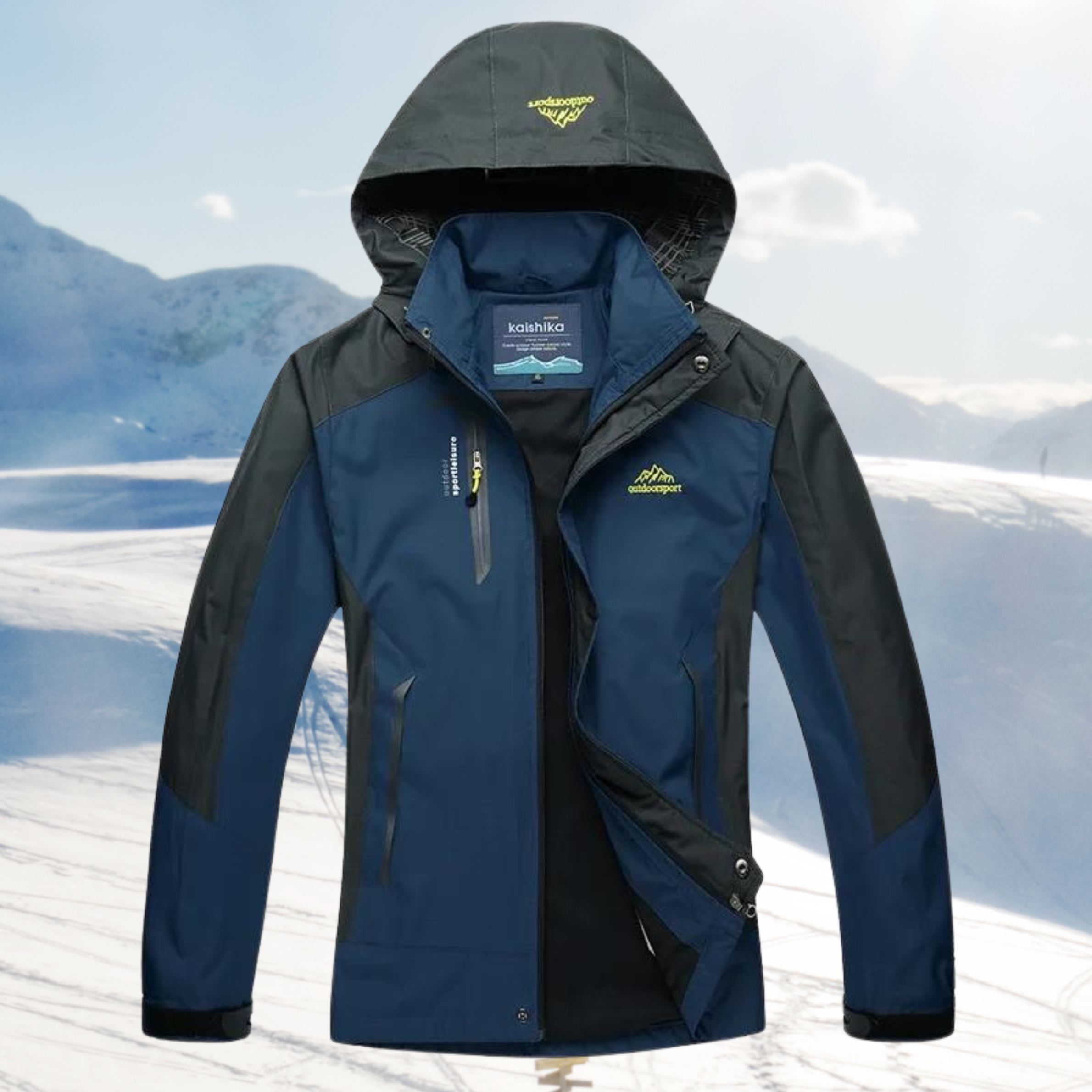 Wind en waterdichte outdoorjas voor dames 5